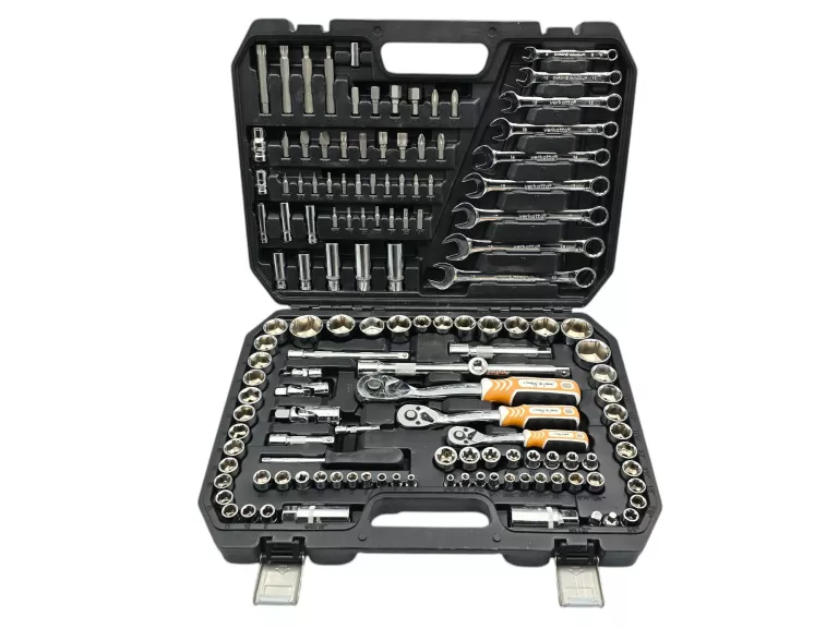ZESTAW KLUCZY NASADOWYCH VERKATTO 137 SZT 1/4” + 3/8” + 1/2”