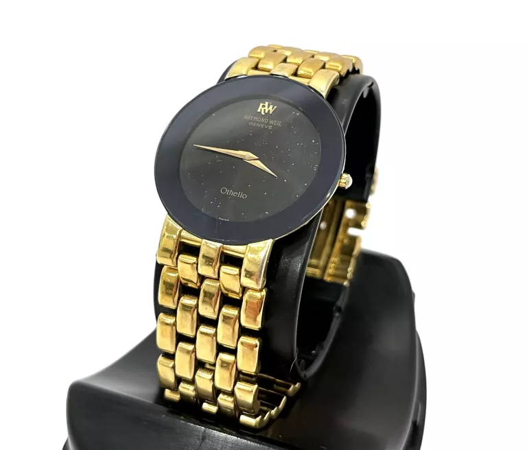 RAYMOND WEIL OTHELLO 148 ELEKTROPLATEROWANY 18K ZŁOTEM