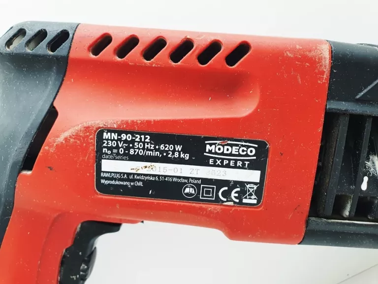 MŁOTOWIERTARKA MODECO MN-90-212 SDS-PLUS 620W