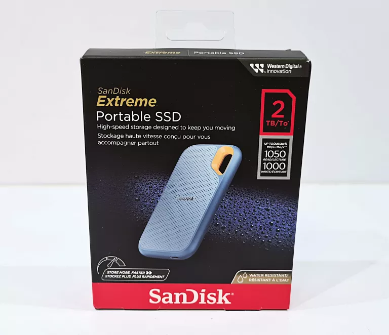 SANDISK EXTREME PORTABLE SSD 2TB DYSK ZEWNĘTRZNY