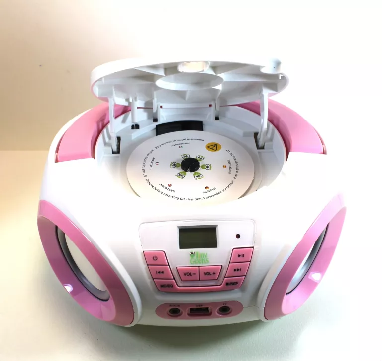 TINYGEEKS TUNES KIDS BOOMBOX ODTWARZACZ CD DLA