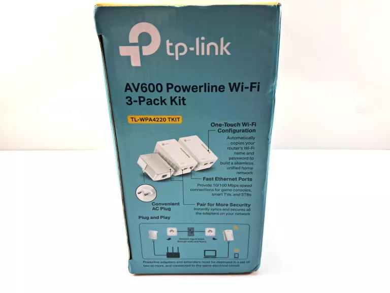 TRANSMITER SIECIOWY WIFI TP-LINK TL-WPA4220 TKIT ZESTAW 3 PAK AV600