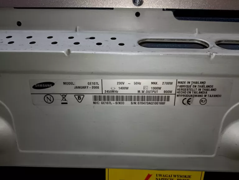 MIKROFALÓWKA SAMSUNG GE107L