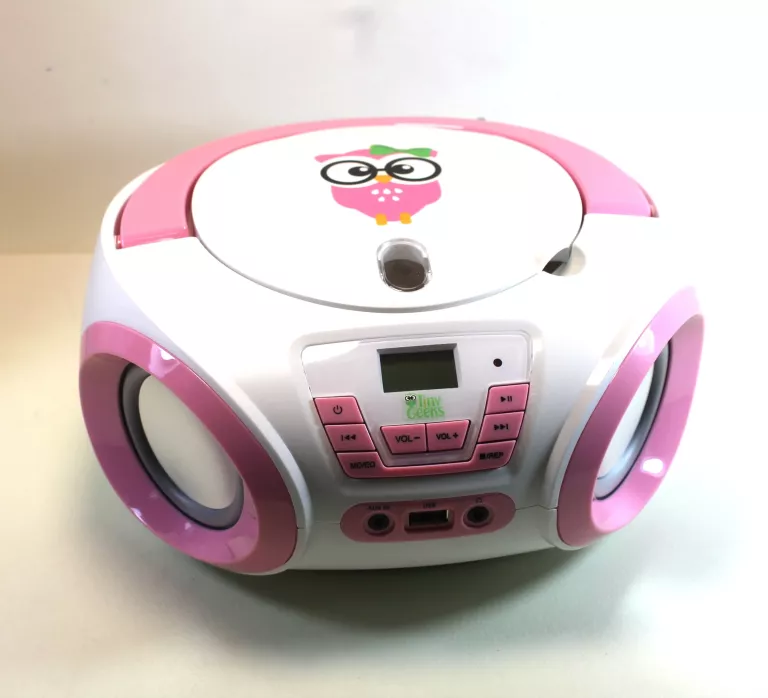 TINYGEEKS TUNES KIDS BOOMBOX ODTWARZACZ CD DLA