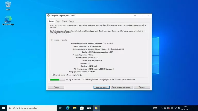 LAPTOP DELL LATITUDE E5520 15.60" I5-2520M 8GB 300GB HDD