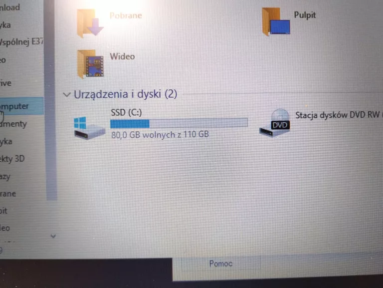 LAPTOP LENOVO B50-45 4/120GB SSD W10 AMD + ZASILACZ