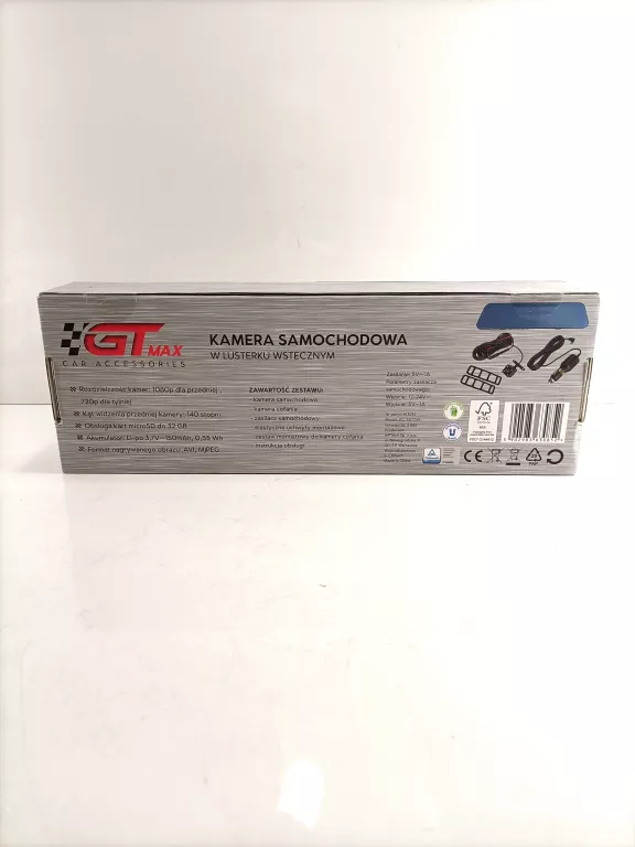KAMERA SAMOCHODOWA GT MAX W LUSTERKU WSTECZNYM