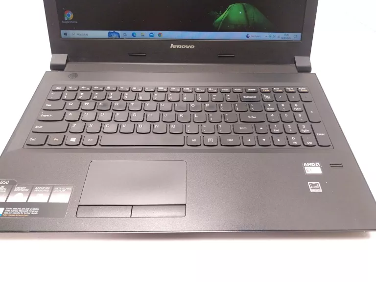 LAPTOP LENOVO B50-45 4/120GB SSD W10 AMD + ZASILACZ