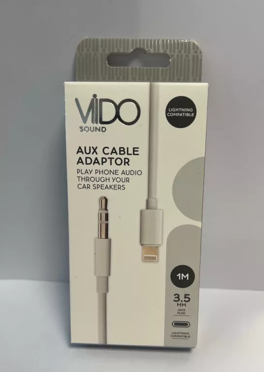 VIDO KABEL LIGHTNING - MICRO JACK 3,5MM