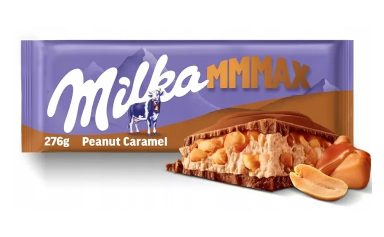 CZEKOLADA MILKA MMMAX PEANUT CARAMEL 276G