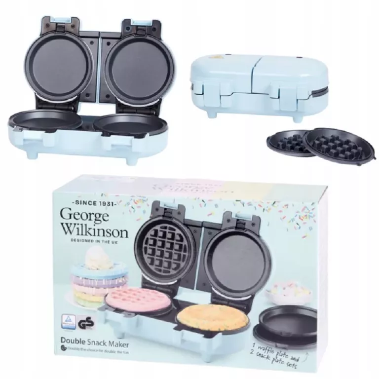 GOFROWNICA PODWÓJNA PANCAKES CIASTKA CIASTECZKA GEORGE WILKINSON 1110W
