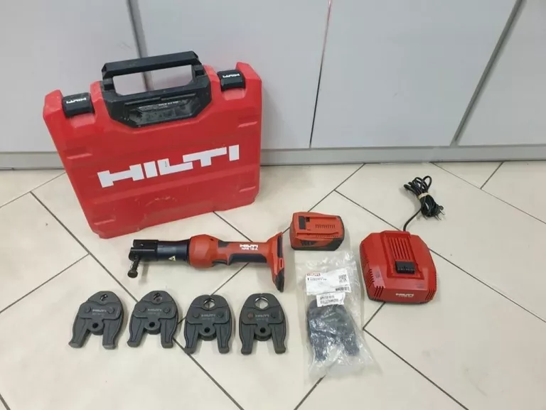 ZACISKARKA HILTI NPR 19-A KOMPLET 5 SZCZĘK WALIZKA