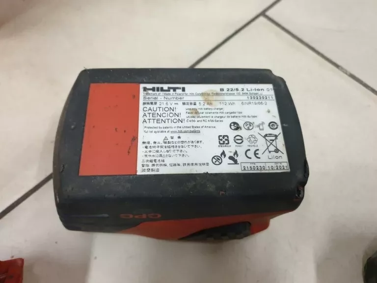 ZACISKARKA HILTI NPR 19-A KOMPLET 5 SZCZĘK WALIZKA