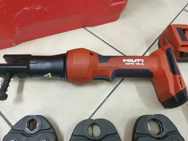 ZACISKARKA HILTI NPR 19-A KOMPLET 5 SZCZĘK WALIZKA