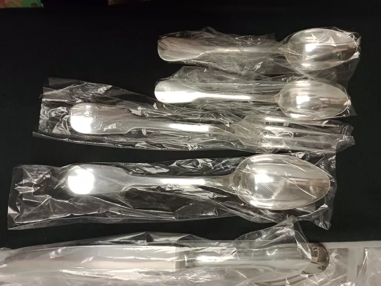SZTUCCE SREBRNE SILVER ZESTAW WALIZKA/