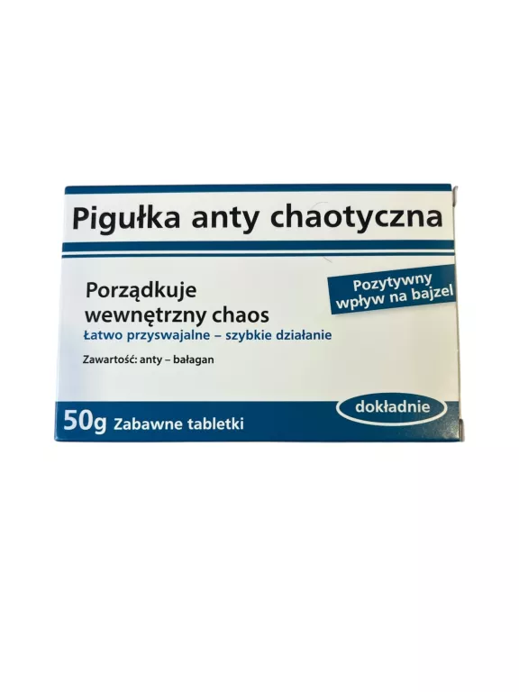 ZABAWNE TABLETKI DROPSY ANTY CHAOTYCZNE PREZENT UPOMINEK