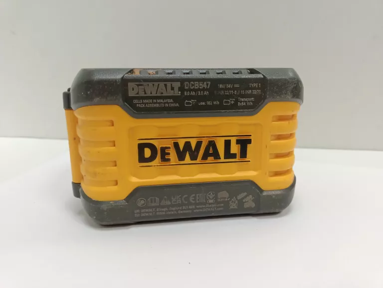 AKUMULATOR DEWALT DCB547 9AH 18V XR FLEX VOLT 54V