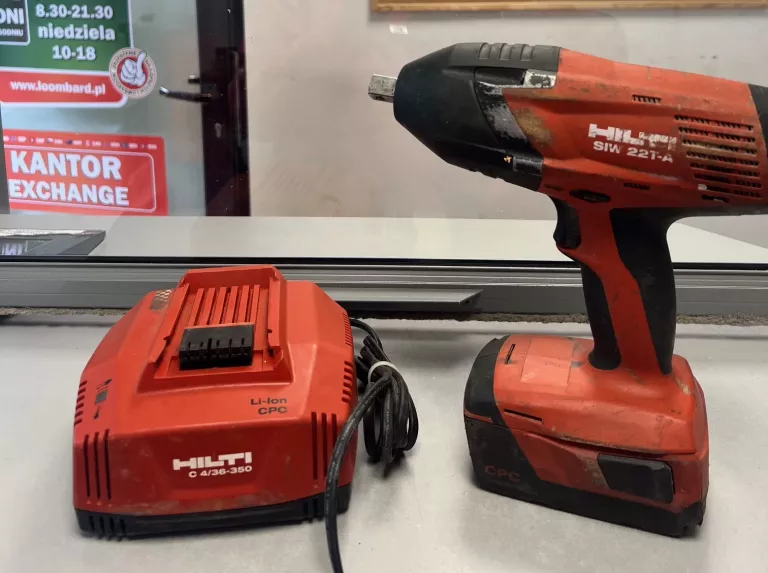 KLUCZ UDAROWY HILTI SIW 22T A 4,0AH