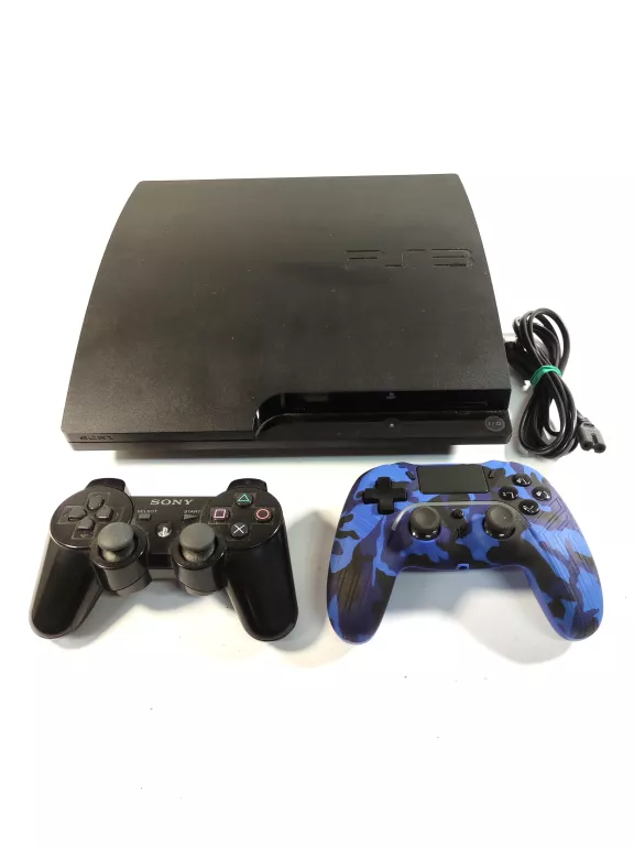 KONSOLA SONY PS3 SLIM 160GB 2X PAD KABEL