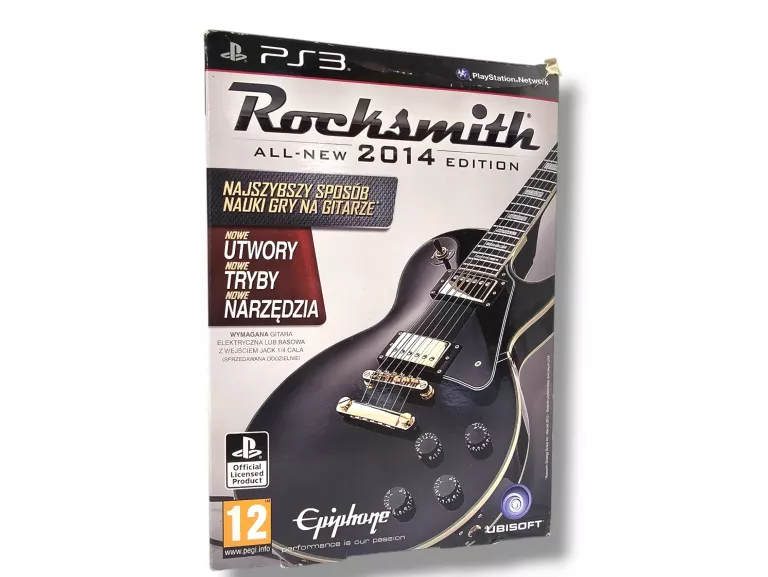 ROCKSMITH ALL-NEW 2014 EDITION + KABEL PS3 PLAYSTATION 3 GRA BOX