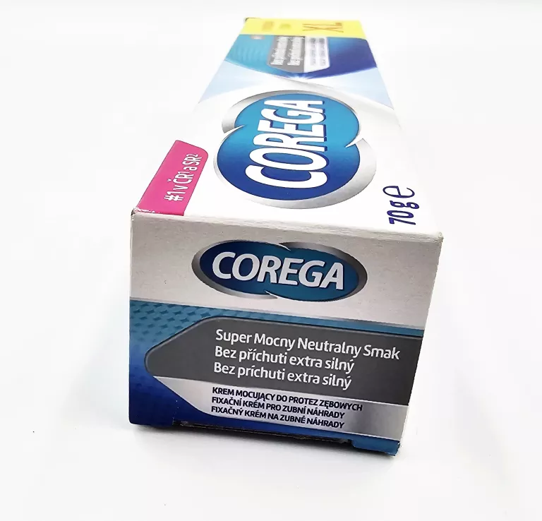 KREM MOCUJĄCY DO PROTEZ COREGA SUPER MOCNY NEUTRALNY SMAK 70G