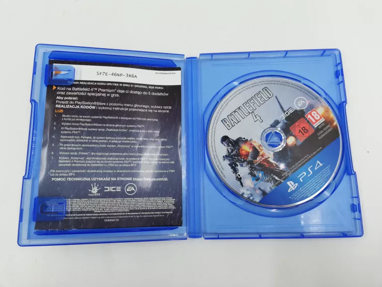 GRA BATTLEFIELD 4 PREMIUM EDITION POLSKA WERSJA JĘZYKOWA PL PS4