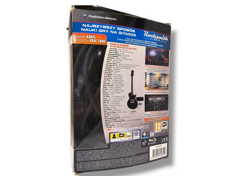 ROCKSMITH ALL-NEW 2014 EDITION + KABEL PS3 PLAYSTATION 3 GRA BOX
