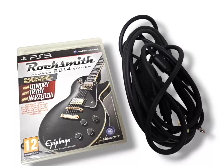 ROCKSMITH ALL-NEW 2014 EDITION + KABEL PS3 PLAYSTATION 3 GRA BOX