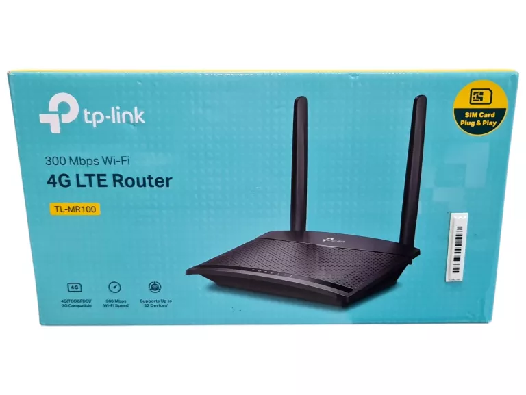 ROUTER TP-LINK TL-MR100 4G LTE ROUTER 300 MBPS WI-FI