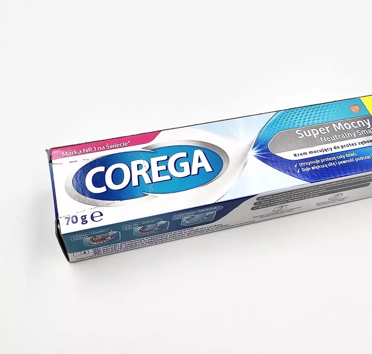 KREM MOCUJĄCY DO PROTEZ COREGA SUPER MOCNY NEUTRALNY SMAK 70G