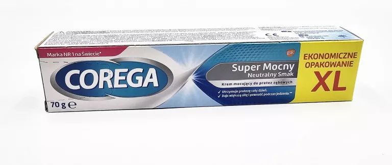 KREM MOCUJĄCY DO PROTEZ COREGA SUPER MOCNY NEUTRALNY SMAK 70G