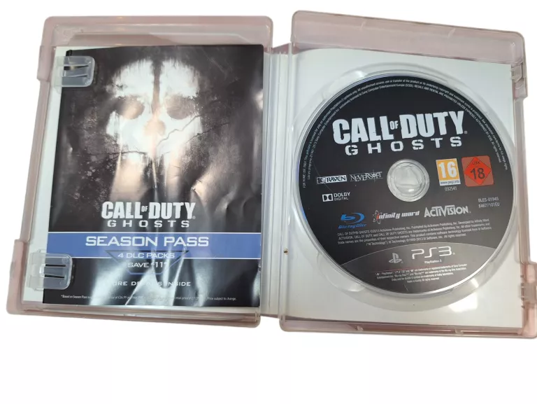 CALL OF DUTY GHOSTS PS3 SONY PLAYSTATION 3 (PS3)