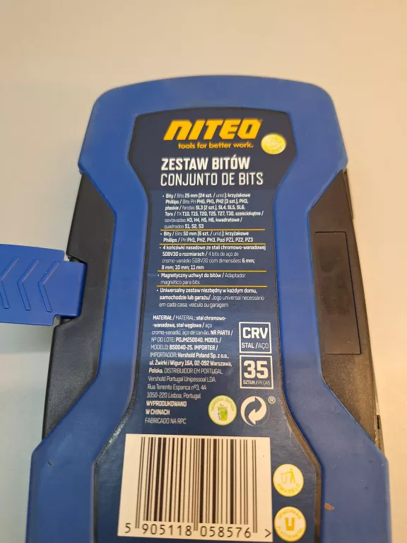 ZESTAW BITOW NITEO BS0040-25