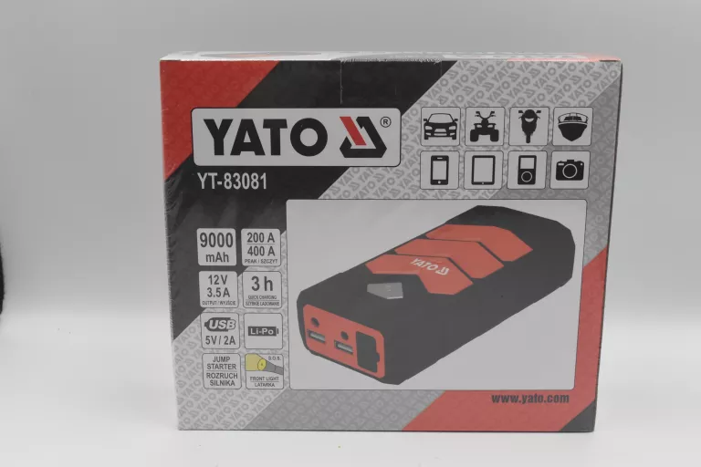 URZĄDZENIE ROZRUCHOWE YATO YT-83081 9000 MAH