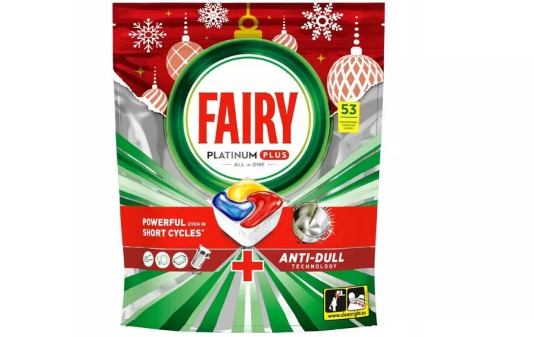 KAPSUŁKI DO ZMYWARKI FAIRY PLATINUM PLUS LEMON - 53SZT