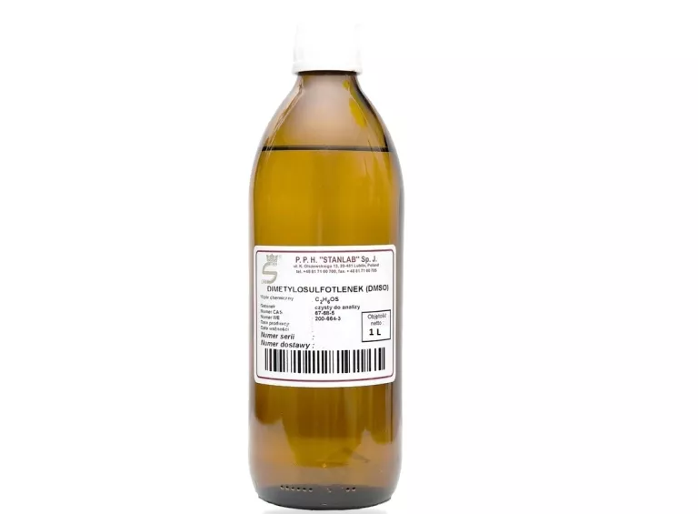 DIMETYLOSULFOTLENEK DMSO 1L 1000ML CZDA STANLAB SZKŁO