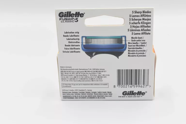 WKŁADY GILLETTE FUSION CLASSIC 5 (3SZT.)