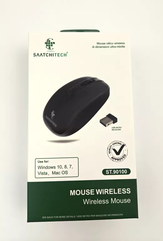 MYSZ BEZPRZEWODOWA SAATCHITECH KOMPLET