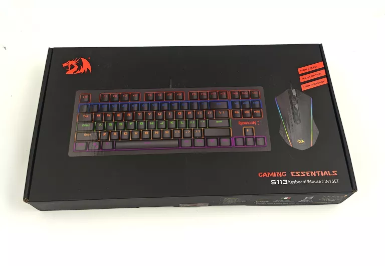 ZESTAW KLAWIATURA + MYSZ RGB REDRAGON S113 KOMPLET