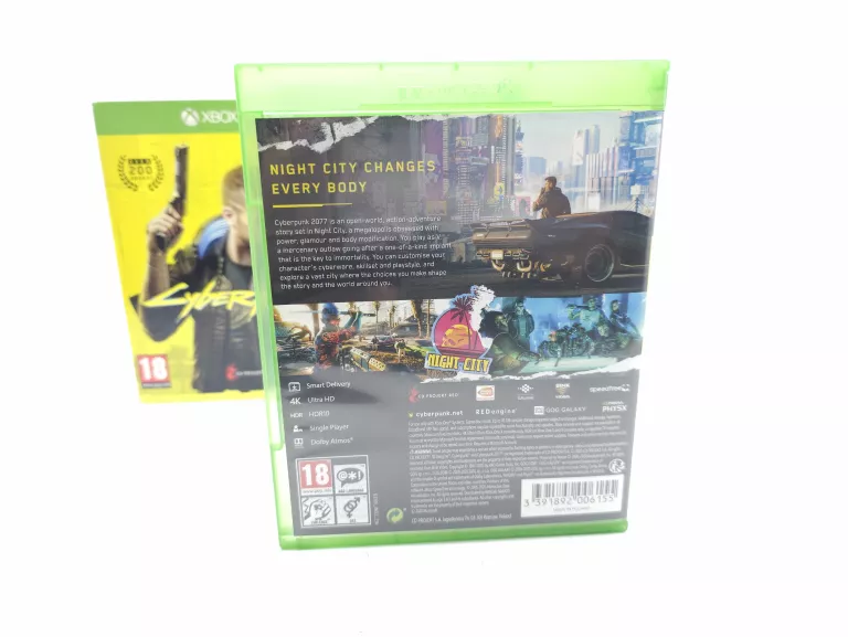 XBOX ONE CYBERPUNK 2077 + MAPA + WORLD COMPENDIUM