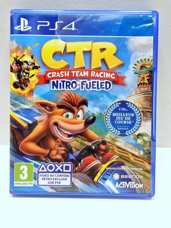 GRA NA PS4  CTR CRASH TEAM RACING NITRO FUELED