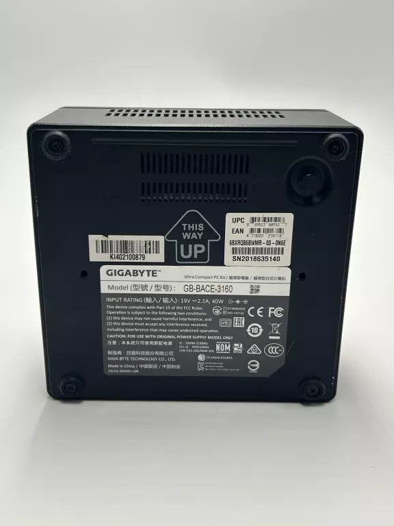 MINI KOMPUTER PC GIGABYTE GB-BACE-3160 INTEL C J3160/8GB/1TB/WIN10 PRO
