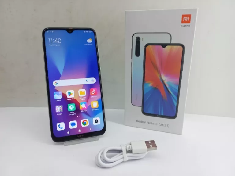 TELEFON XIAOMI REDMI NOTE 8 (2021) 4/64 KOMPLET