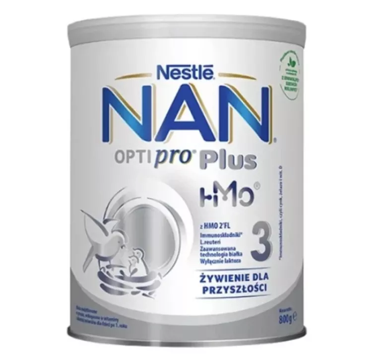 NESTLE NAN OPTIPRO PLUS 3 MLEKO MODYFIKOWANE H-MO = 800G