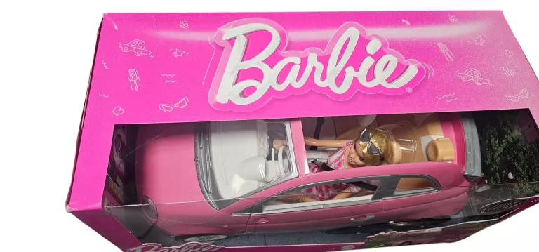 BARBIE FIAT 500 CABRILET + LALKA HRG59 AUTO