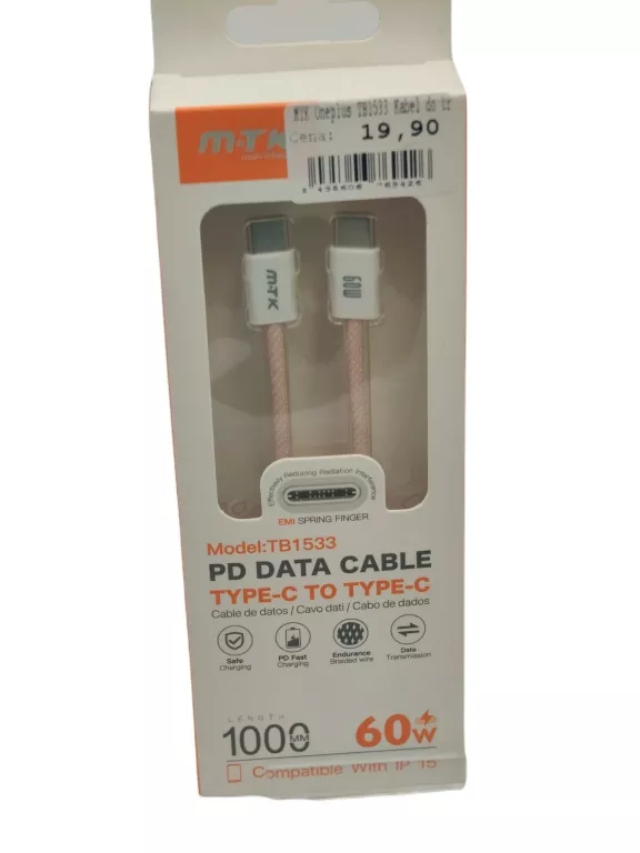 KABEL USB C NA USB-C  1M