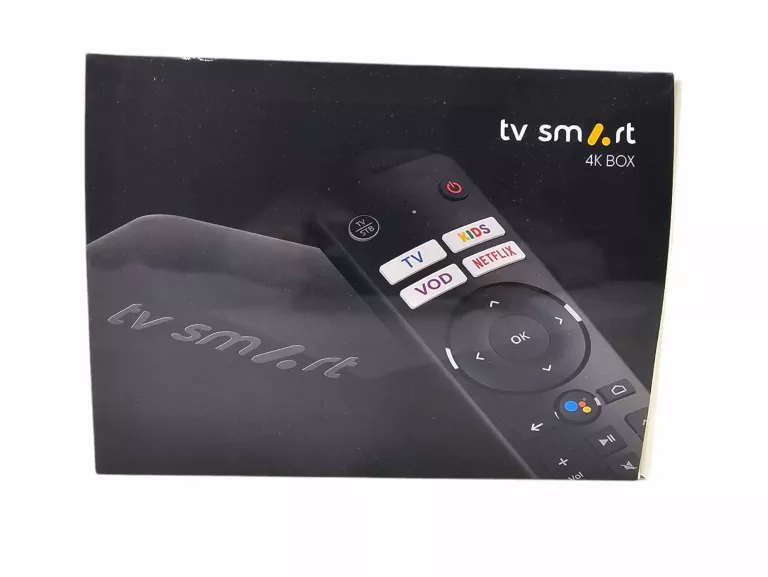 DEKODER SMART TV BOX 4K 2GB ANDROID PILOT WIFI BT