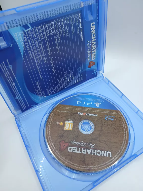 GRA UNCHARTED 4: KRES ZŁODZIEJA SONY PLAYSTATION 4 (PS4)