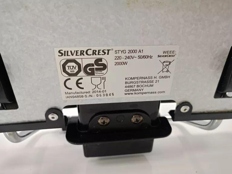 SILVERCREST TEPPANYAKI GRILL 2000W