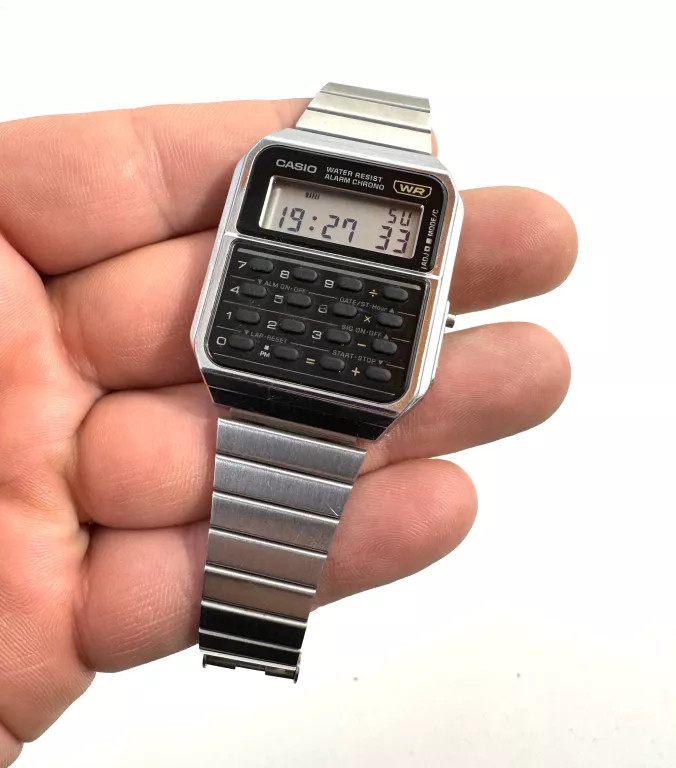 ZEGAREK CASIO VINTAGE CA-500WE-1AEF SREBRNY